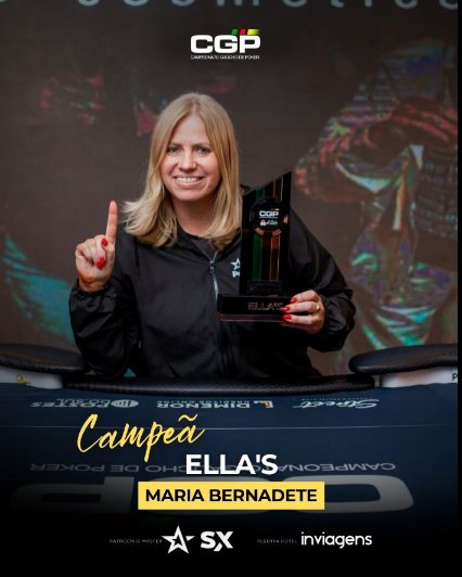Arte oficial: Maria Bernadete, campeão do Ella's