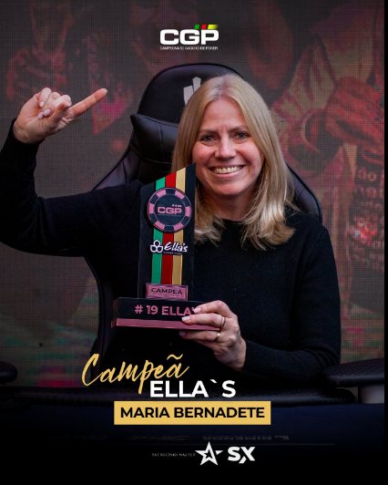Arte oficial: Maria Bernadete, campeão do Ella's