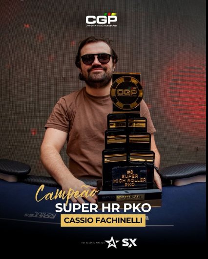 Arte oficial: Cassio Fachinelli, campeão do Super HR PKO