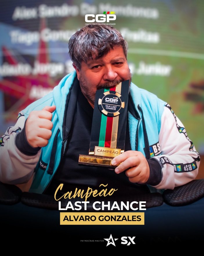 Arte oficial: Alvaro Gonzales, campeão do Last Chance