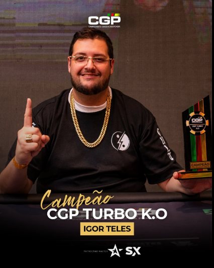 Arte oficial: Igor Teles, campeão do CGP Turbo K.O